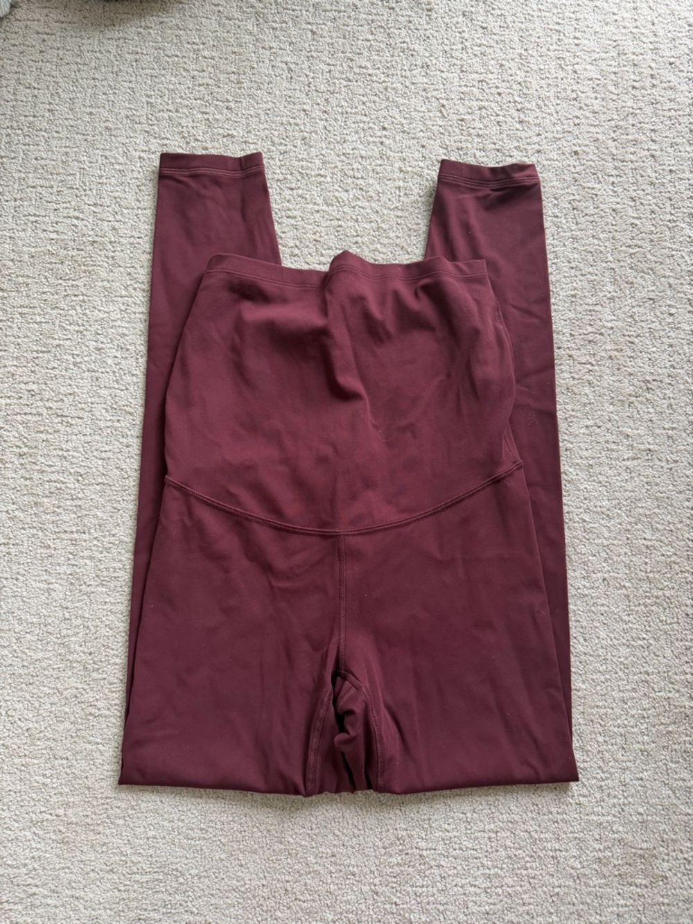 CRZ YOGA High-Waist Leggings in Burgundy